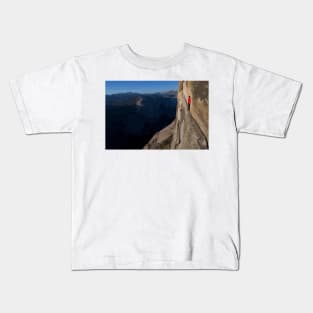 Alex Honnold Thank God Ledge Half Dome Solo Painting Kids T-Shirt